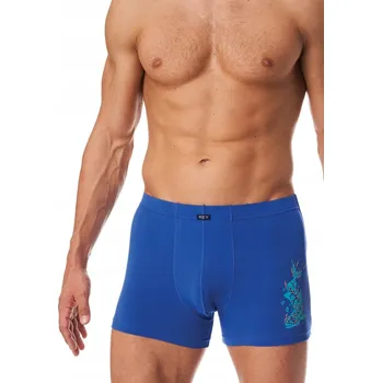 Pánské spodní prádlo Key Spodní Prádlo Boxerky modré velikost XL