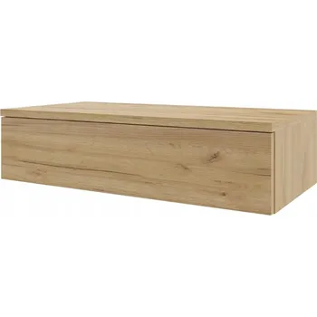 Komoda Konzolový Stolek, toaletní stolek, závěsná komoda, click-on, dub craft, šířka 70 cm