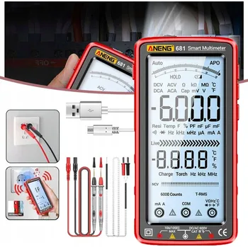 Bezpečnostní kamera Ruční multimetr ncrealher, tester napětí