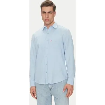 Pánská košile Levi's pánská košile LEVI'S-85746-0182 s dlouhým rukávem, regular střih, lněná, velikost L