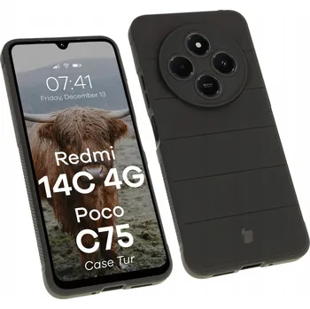 Pouzdro na mobilní telefon Zadní Kryt Bizon pro Xiaomi Redmi 14C černý