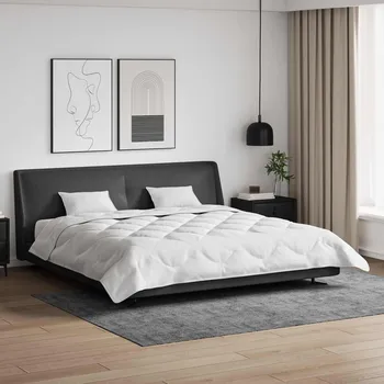 přikrývka Přikrývka s polštářem 3 pcs Bílá Mikrovlákno Bílá3377341