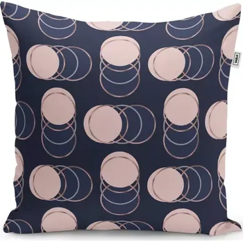 Polštář Sablio Polštář Kruhy a puntíky - 40x40 cm