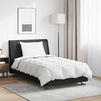 přikrývka Zimní přikrývka s polštářem 2 pcs Bílá Peří IM_3376194