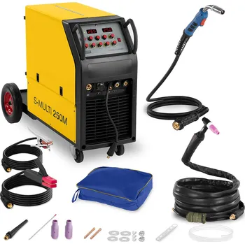 Svářečka Stamos Selection Kombinovaná svářečka - 250 A - 400 V - MIG/MAG - TIG - E-Hand - FCAW S-MULTI 250M