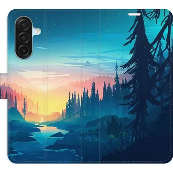 Pouzdro na mobilní telefon Flipové pouzdro iSaprio - Magical Landscape - Samsung Galaxy A17 / A17 5G