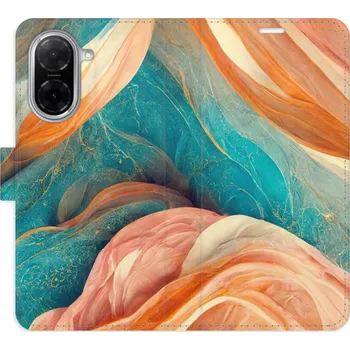 Pouzdro na mobilní telefon Flipové pouzdro iSaprio - Blue and Orange - Xiaomi Redmi A5