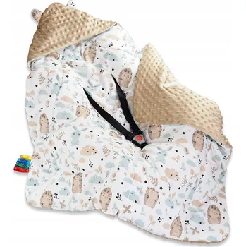 Zavinovačka ZIMNÍ DEKA DO AUTOSEDAČKY NOSÍTKA ZAVINOVAČKA BAVLNA VELVET - BABY SIESTA