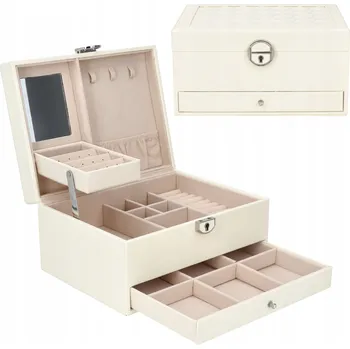 Šperkovnice Šperkovnice Korbi víceúrovňová, z eko kůže