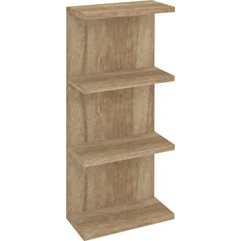 Nábytek Sapho RIWA otevřená police 30x70x15cm, dub alabama - RIW300-0022