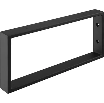 Nábytek Sapho Podpěrná konzole 350x150x40mm, lakovaná ocel, černá mat, 1 ks - 30365