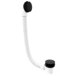 Polysan Vanová souprava, click-clack, délka 1200mm, zátka 72mm, černá mat - 71858.21