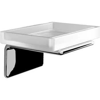 Mýdlenka Gedy IL GIGLIO mýdlenka, mléčné sklo, chrom - A91113