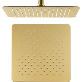 Sapho SLIM hlavová sprcha, 300x300mm, zlato mat - SL101GB