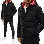 DStreet pánská prošívaná bunda s kapucí TX4894 velikost L