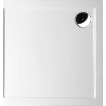 Sprchová vanička Polysan AURA sprchová vanička z litého mramoru, čtverec 70x70cm, bílá - 41651