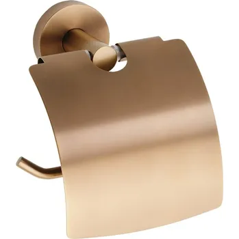 Sapho X-ROUND COPPER držák toaletního papíru s krytem, měď mat - XR732PG