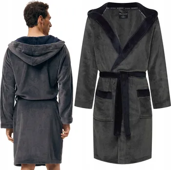 Dámský župan Župan Henderson 43377 Natch 90X XXL (44) šedý