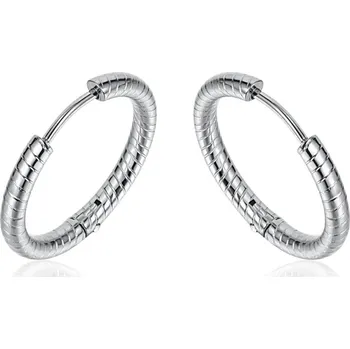 Náušnice Steel Edge Náušnice z chirurgické oceli kruhy SEGE805ST Průměr mm: 15mm