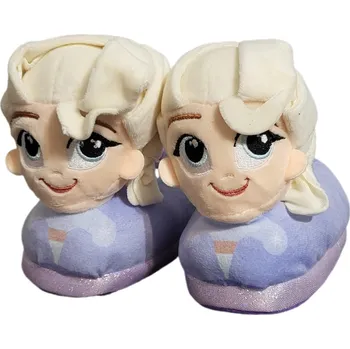 Dívčí obuv LEDOVÉ KRÁLOVSTVÍ ELZA FROZEN PAPUČE Bačkory PAPUČE Teplé 3D Vel. 32 LEOMIL 013743