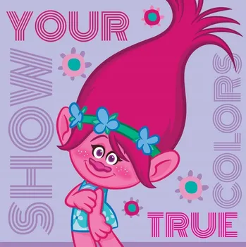 Ručník Magický ručník 30x30 cm Trollové 038 fialový Show Your Colors True 8705 Faro