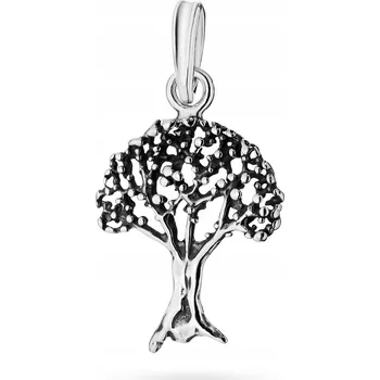 Přívěsek STŘÍBRNÝ PŘÍVĚSEK Dámský PŘÍVĚSEK ryzost 925 Strom štěstí Oxidovaný