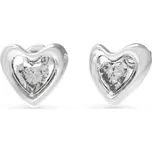 Guess Nádherné ocelové náušnice Srdíčka Beloved JUBE05024JWRHT/U + 2 měsíce na vrácení zboží