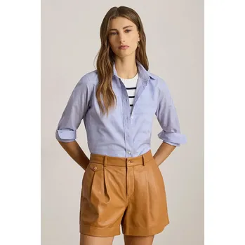 Bavlněná košile Lauren Ralph Lauren 200940254 modrá 05X, vel. XXS