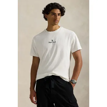 Bavlněné tričko Polo Ralph Lauren 710981370 béžová 01X, vel. XL