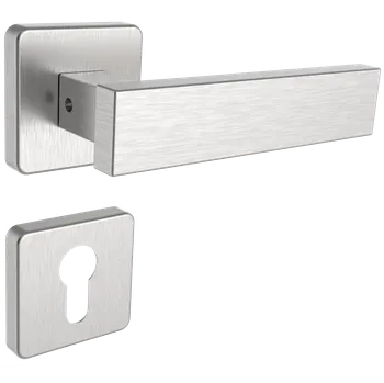 Dveřní kování ROSTEX dveřní kování CASTELO/H (nerez) Provedení: PZ (klika/klika, zámek FAB)