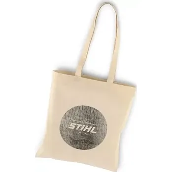 Nákupní taška Ekologická taška STIHL (04630830004) (Bavlněná taška STIHL, materiál: 100% bavlna (ÖkoTex - Standard), rozměry: 38 x 42 cm, dlouhé rukojeti pro přenášení obsahu tašky přes rameno, oboustranný tisk s logem STIHL.)