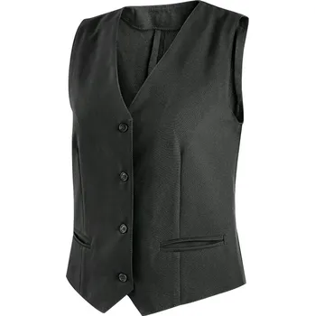 Gastro oděv CXS Dámská vesta pro servírky výprodej Velikost: 50, Barva: černá