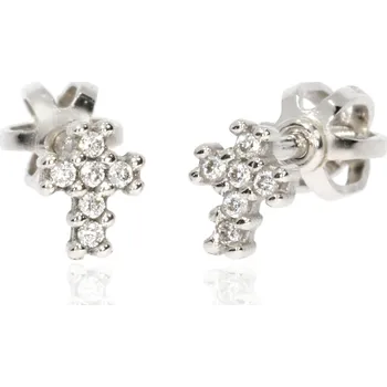 Náušnice Zlatnictví Helios Zlaté náušnice křížek