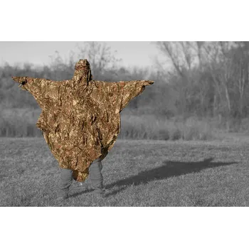 Pláštěnka GHOSTHOOD® Maskovací pončo Ghost Hoodie IRR, Barva: Concamo Brown