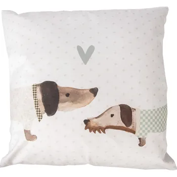 Povlak na polštářek Clayre & Eef - Povlak na polštář DOGS KT021.448