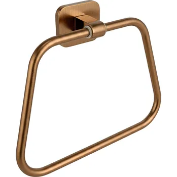 Držák na ručník Rea Nico, koupelnový věšák na ručníky, měděná matná, REA-88080