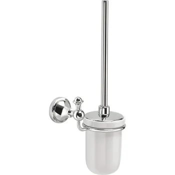 WC štětka Gedy NEVIS WC štětka závěsná, keramika, chrom - NV330313