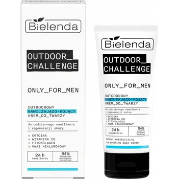 Pleťový krém Hydratační krém na obličej Bielenda Outdoor Challenge Men 0 SPF den a noc 50 ml