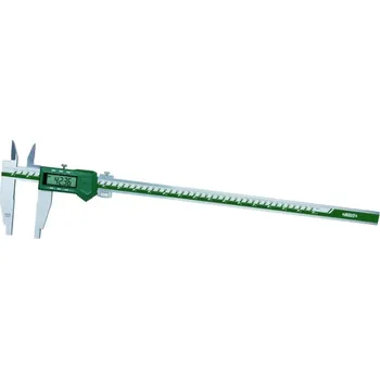 Posuvné měřítko Digitální posuvné měřítko velkých rozsahů a s horními vnitřními rameny INSIZE 1136 Rozsah: 0–500 mm, Délka ramen: Spodní: 100 mm, Posuvové kolečko: NE, Výstup dat: Bezdrátový/Kabelový