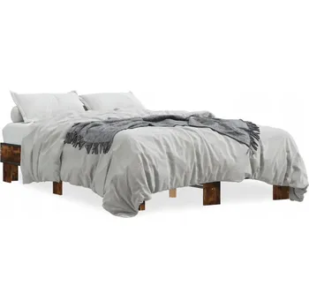 Postel Rám postele, kouřový dub, 120 x 200 cm