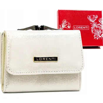 Peněženka Lorenti dámská peněženka z pravé kůže, stříbrná