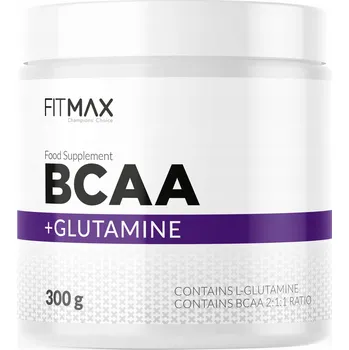 Aminokyselina BCAA + Glutamin v prášku FitMax 300 g ananas (příchuť)
