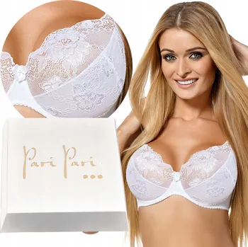 Podprsenka Paripari podprsenka s měkkými košíčky bílá velikost 75F