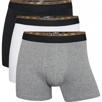 Boxerky SPODNÍ PRÁDLO BOXERKY CRISTIANO RONALDO CR7 ORIGINÁLNÍ ANNIVERSARY 3-PAK L