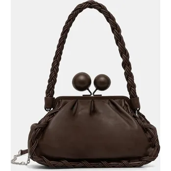 Kožená kabelka Weekend Max Mara ALECITO 2615511144600 hnědá 88X, vel. ONE SIZE