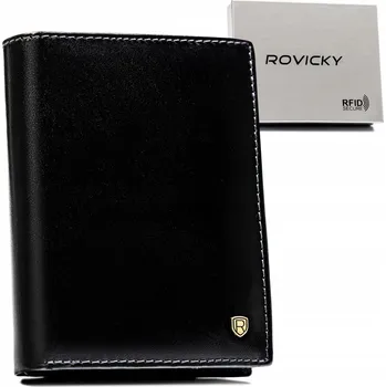 Peněženka Rovicky peněženka z přírodní lícové kůže černá - muž