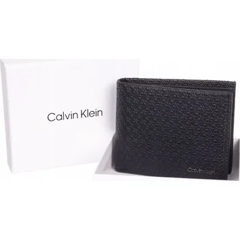 Peněženka Calvin Klein peněženka z přírodní kůže černá - muž