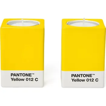 Svícen Dekorativní svícen Pantone 7,8 x 5,5 cm 2-pack 101720012 žlutá 11X