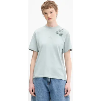 Dámské tričko Bavlněné tričko adidas KF0082 zelená 97X, vel. S