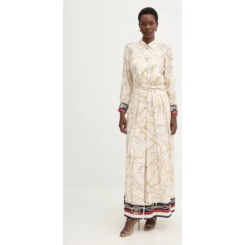 Dámské šaty Viskózové šaty Marciano by Guess AMANDA 6RGK33.7439A béžová 01X, vel. 34